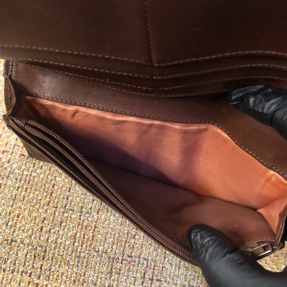 RALPH LAUREN Blue Green Black Watch Plaid Long Bifold Wallet Coin Section VTG - Picture 11 of 16